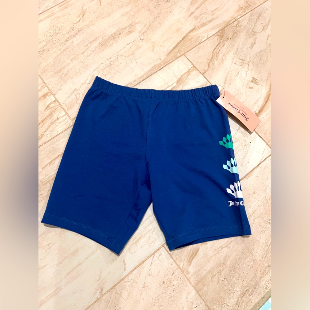 Juicy Couture Biker Shorts kids 8/10 NWT